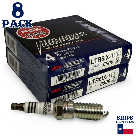 8 Pack NGK Iridium IX 6509 Spark Plugs LTR6IX-11 ps