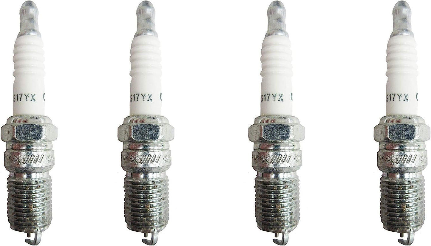 Champion 909 Copper Plus Spark Plug RS17YX - 4 Pack - For Cummins 167027299 Onan