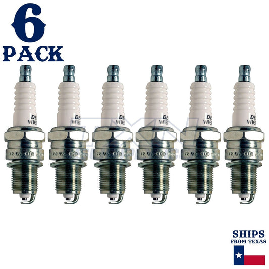 6 Pack Denso 3031 U-Groove Spark Plugs W16EXR-U ps