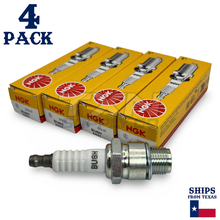 NGK Spark Plug BU8H- Set of 4