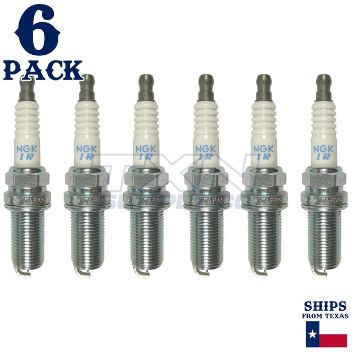 6 Pack NGK 4212 Spark Plugs ILFR6G-E ps