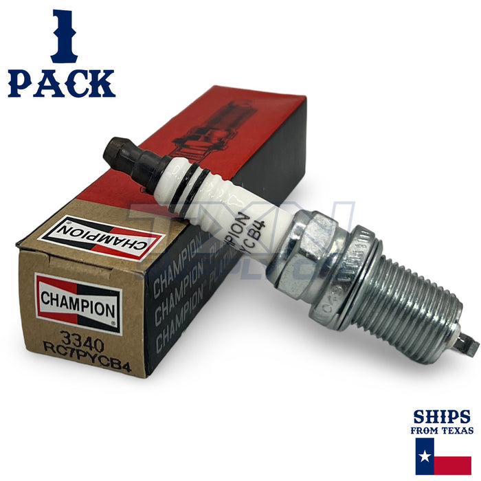 Champion 3340 Platinum Spark Plugs RC7PYCB4 - 1 Pack