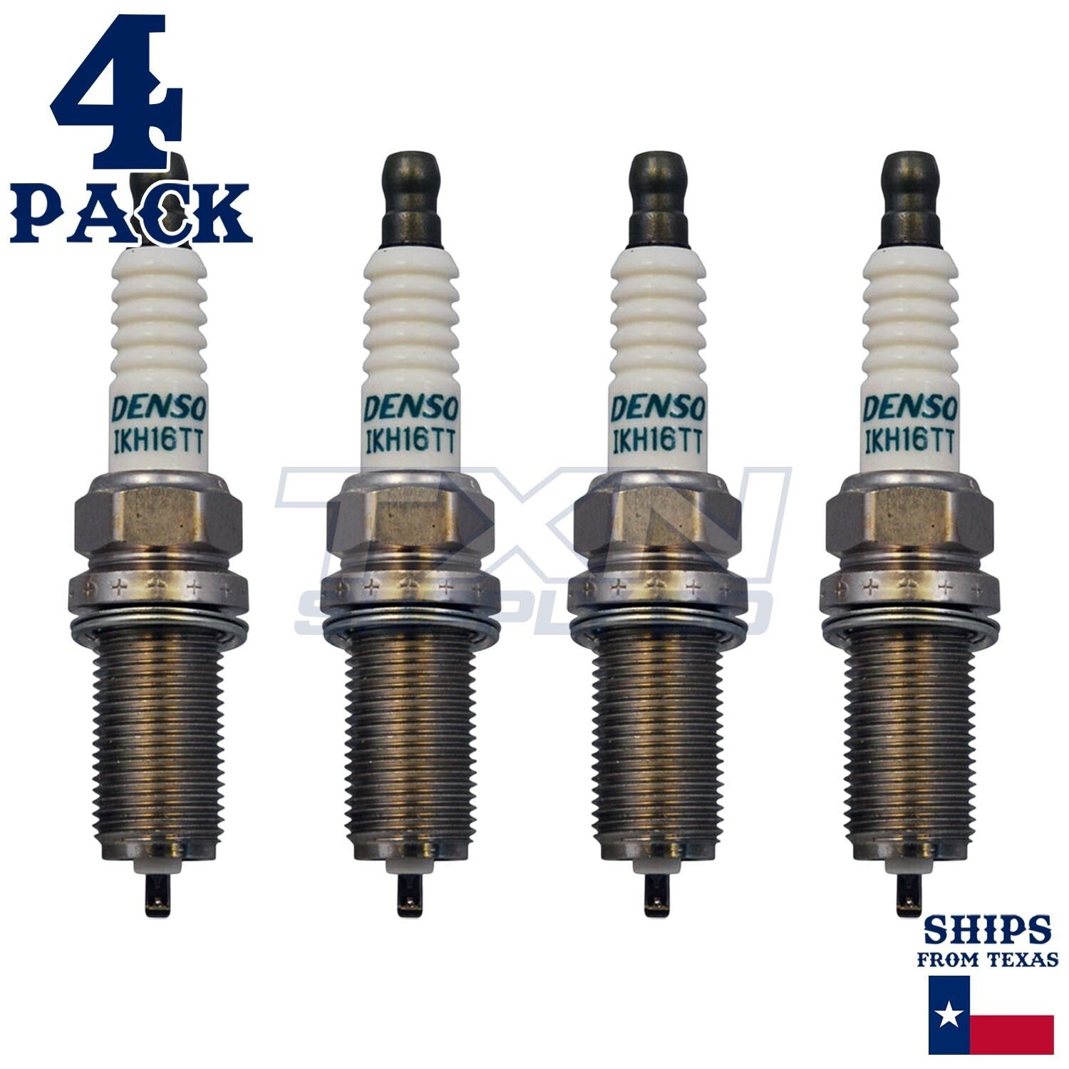 4 Pack Denso 4703 Iridium TT Spark Plugs IKH16TT ps