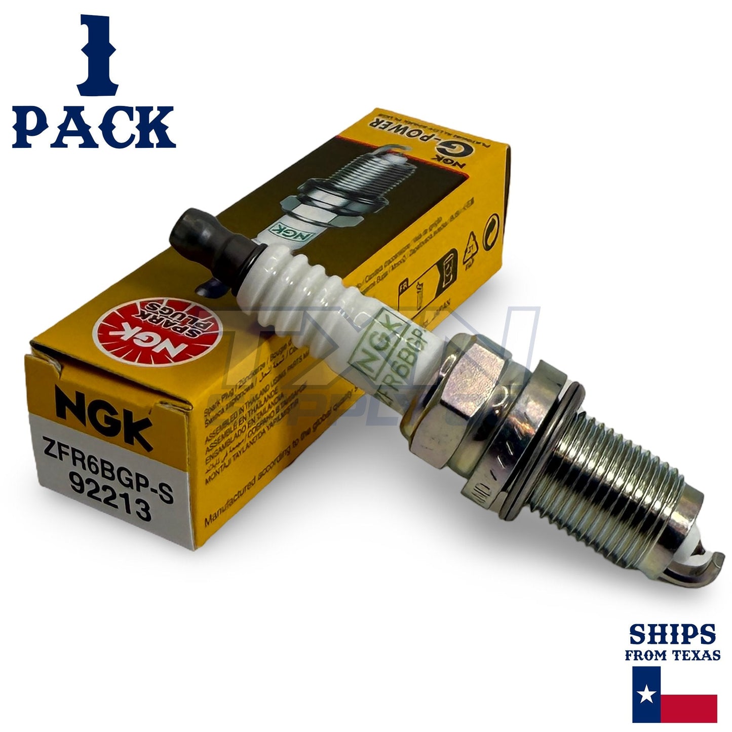 1 Pack NGK G-Power 92213 Spark Plugs ZFR6BGP-S ps