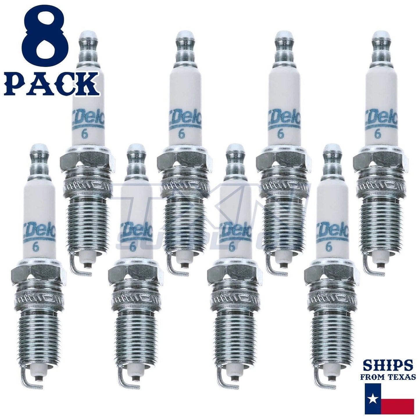 8 Pack GM ACDelco #6 RAPIDFIRE Platinum Spark Plugs ps