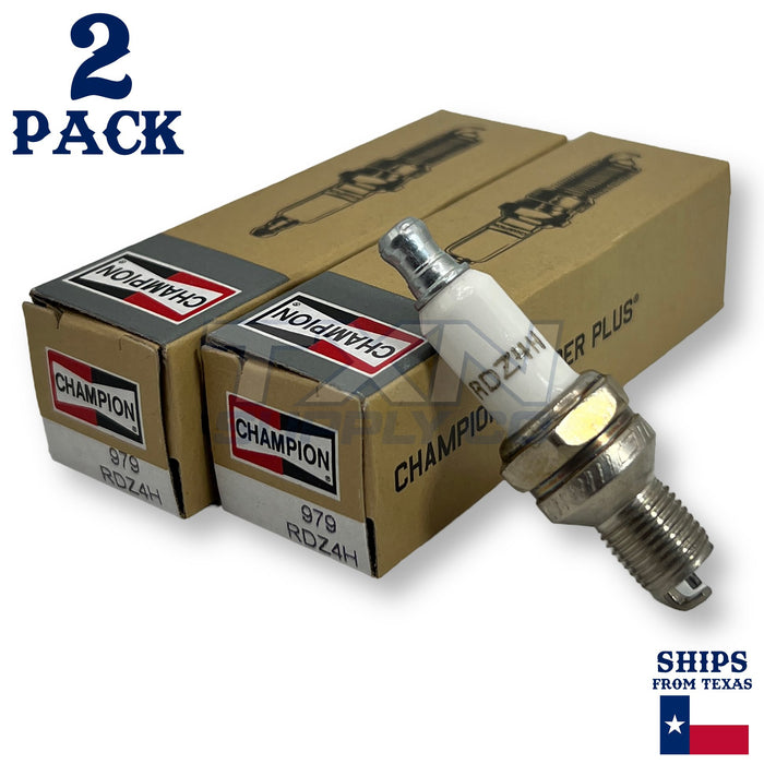 Champion 979 Copper Plus Spark Plug RDZ4H - 2 Pack