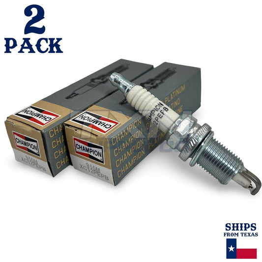 Champion 955M Double Platinum Spark Plugs XC12PEPB - 2 Pack