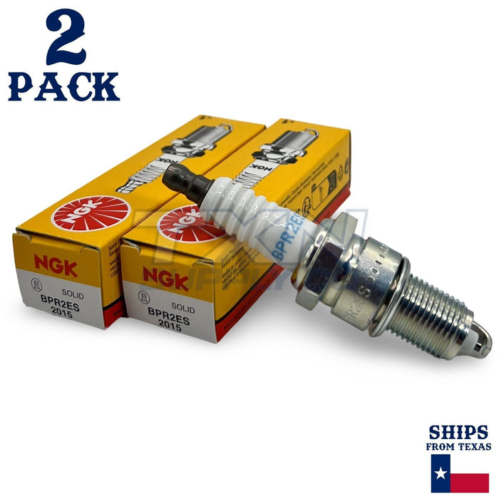 NGK 2015 Solid Standard Spark Plug BPR2ES - 2 Pack