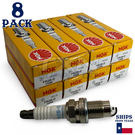 8 Pack NGK 1598 Spark Plugs FR2B-D ps