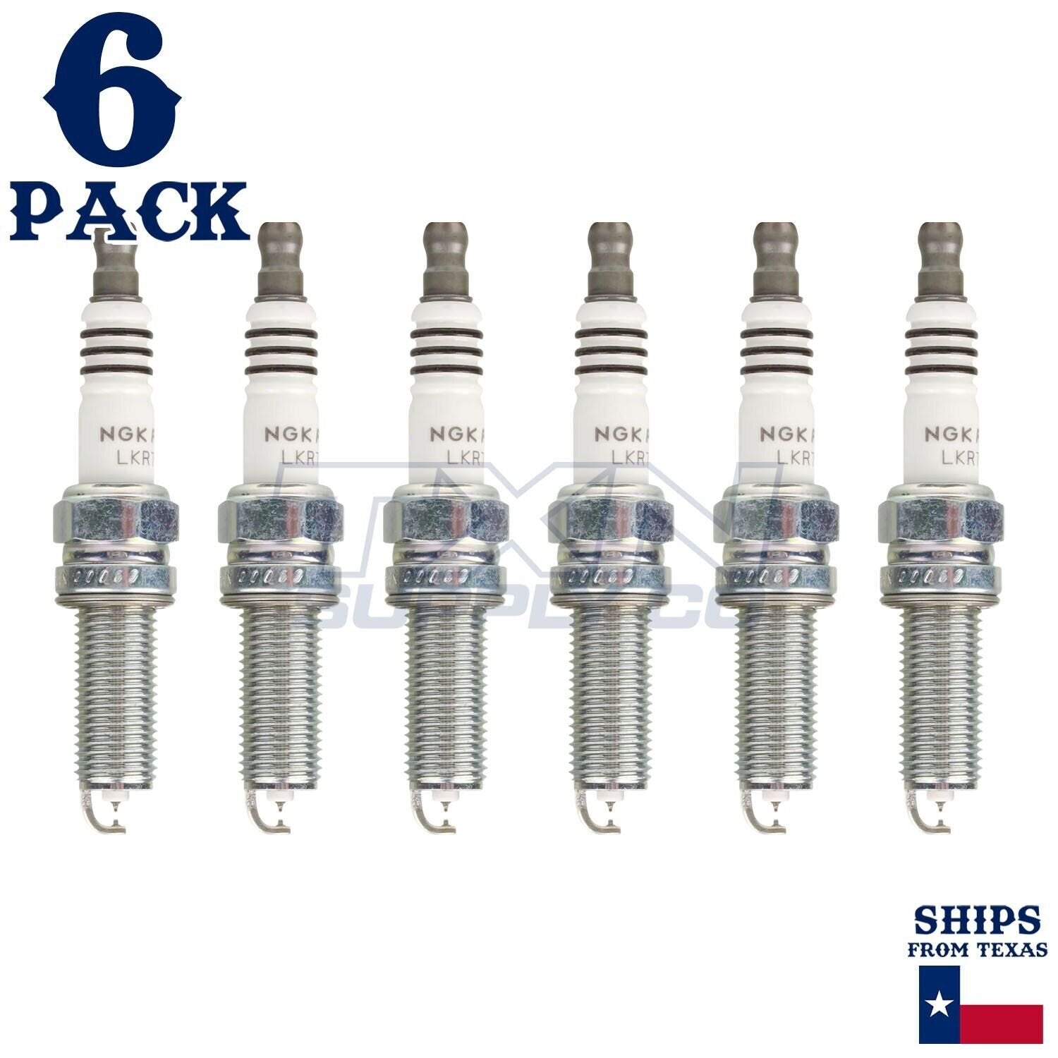 6 Pack NGK Ruthenium HX Spark Plugs 2017-2018 for Chrysler Pacifica V6 3.6L ps