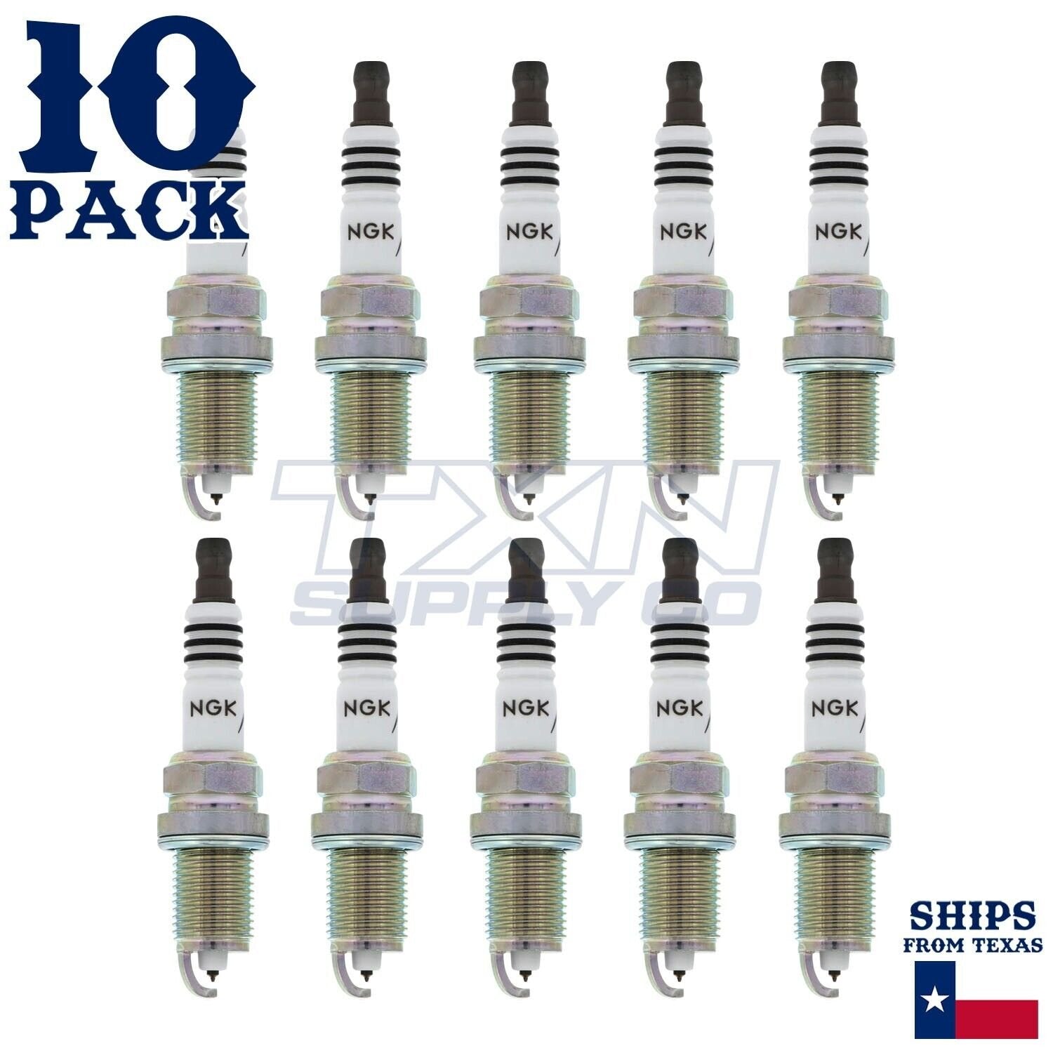 10 Pack NGK Iridium IX Spark Plugs 1994-1996 for Dodge Ram 3500 V10-8.0L ps