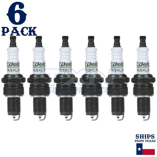6 Pack ACDelco Standard Spark Plugs 1988-1994 for Ford Maverick 4.2L ps