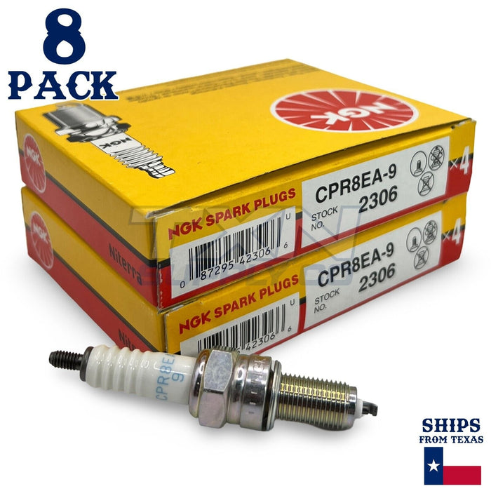 NGK 2306 Spark Plug CPR8EA-9 - 8 Pack