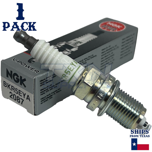 1 Pack NGK V-Power 2087 Spark Plugs BKR5EYA ps