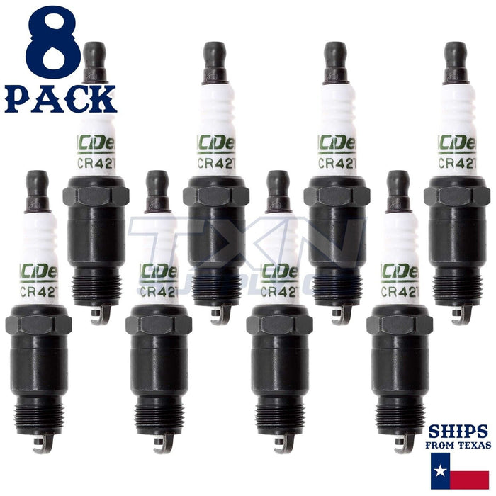 8 Pack Genuine GM ACDelco Spark Plugs CR42TS ps