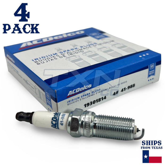 4 Pack Genuine GM ACDelco Iridium Spark Plugs 41-988 ps