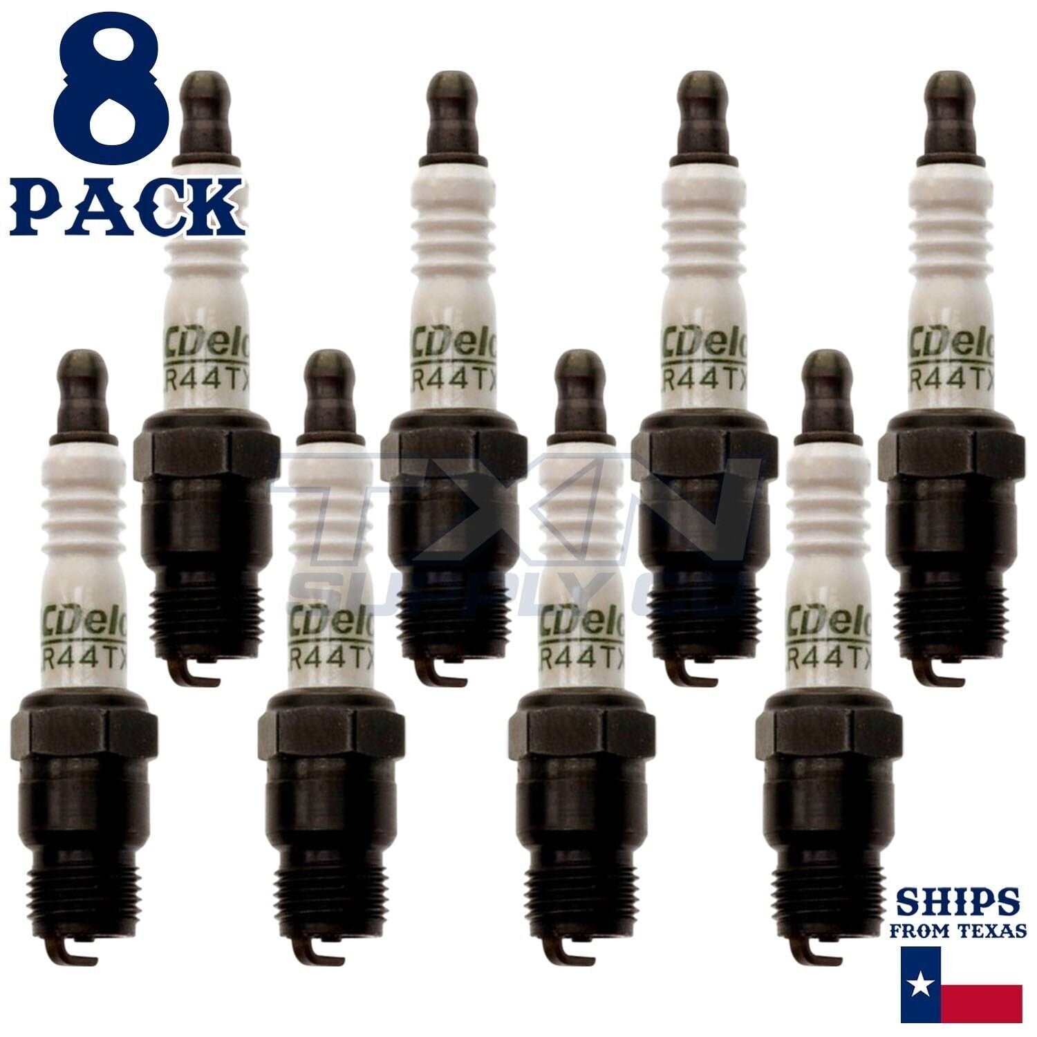 8 Pack Genuine GM ACDelco Spark Plugs R44TX ps
