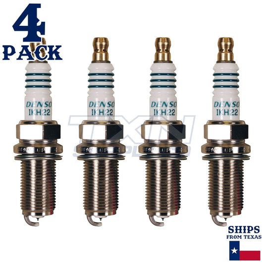 4 Pack Denso 5345 Iridium Power Spark Plugs IKH22 ps