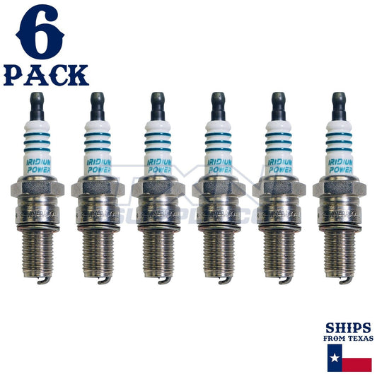6 Pack Denso 5391 Iridium Power Spark Plugs IWM24 ps