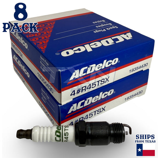 ACDelco R45TSX Copper Spark Plug - 8 Pack - 19354430 GM OEM