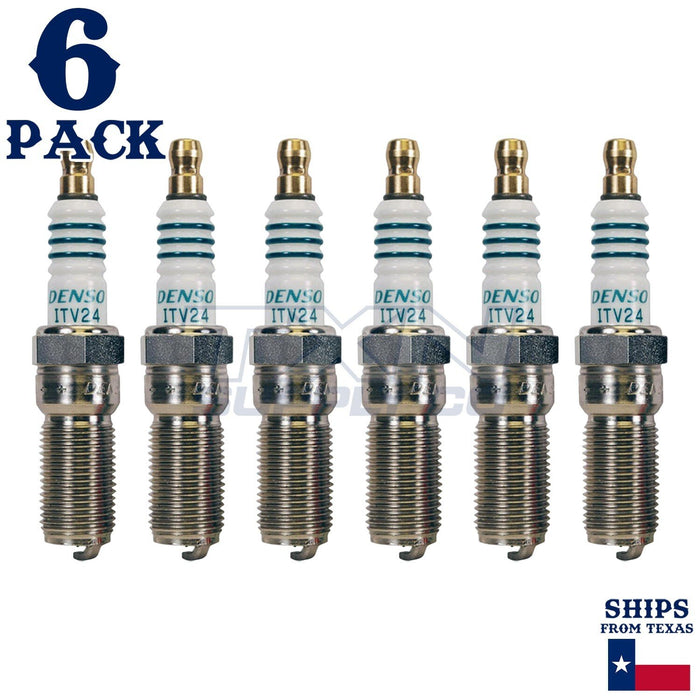 6 Pack Denso 5341 Iridium Power Spark Plugs ITV24 ps