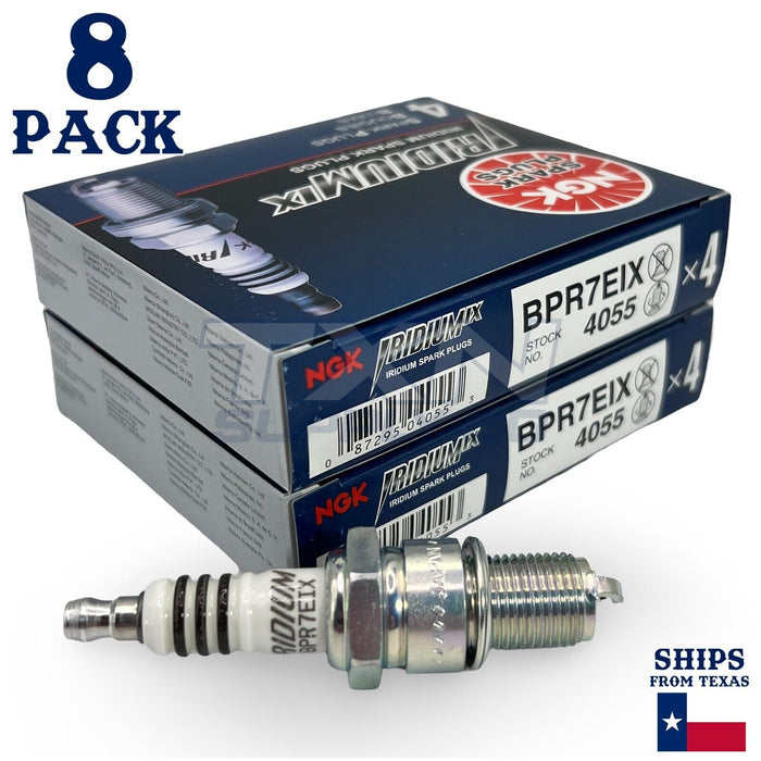 8 Pack NGK 4055 BPR7EIX Iridium IX Spark Plugs for XS62DP XS62 WR5DS W5DPX