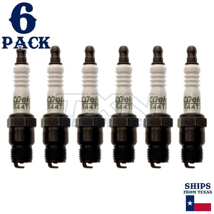 6 Pack Genuine GM ACDelco Spark Plugs R44TX ps