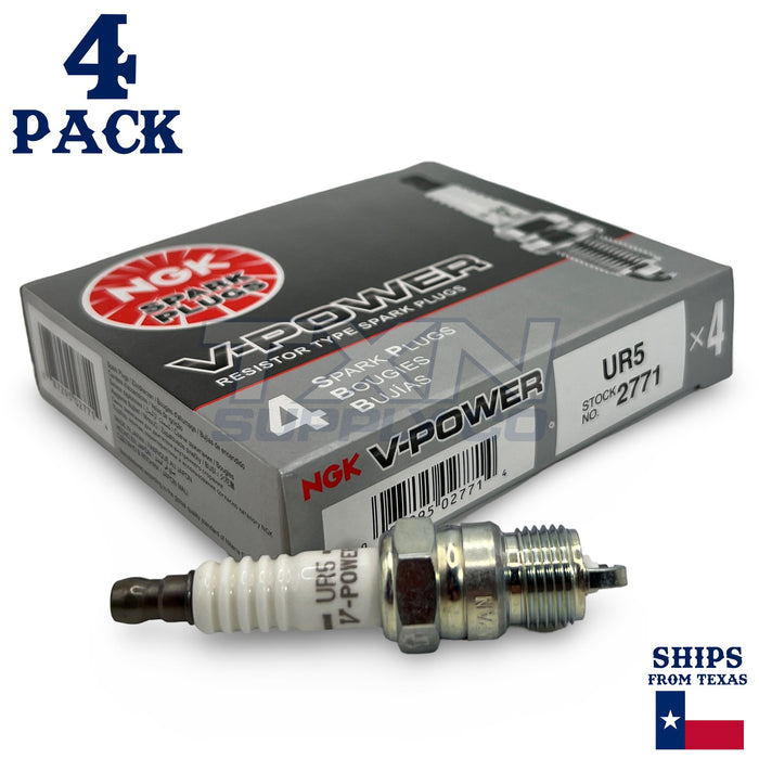 NGK 2771 V-Power Spark Plug UR5 - 4 Pack