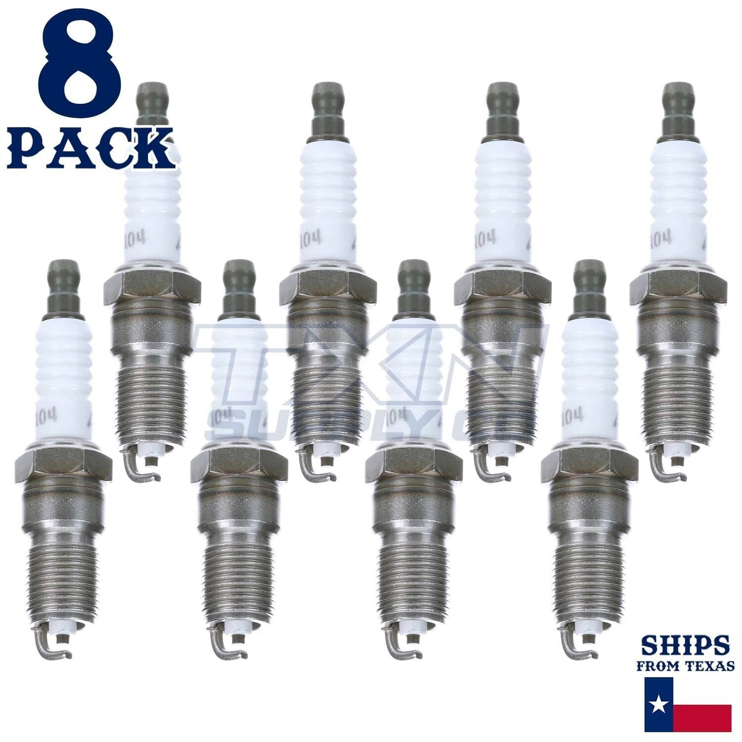 8 Pack Autolite 104 Copper Core Spark Plugs ps