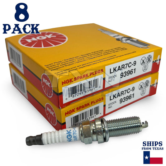 8 Pack NGK V-Power 93961 Spark Plugs LKAR7C-9 ps