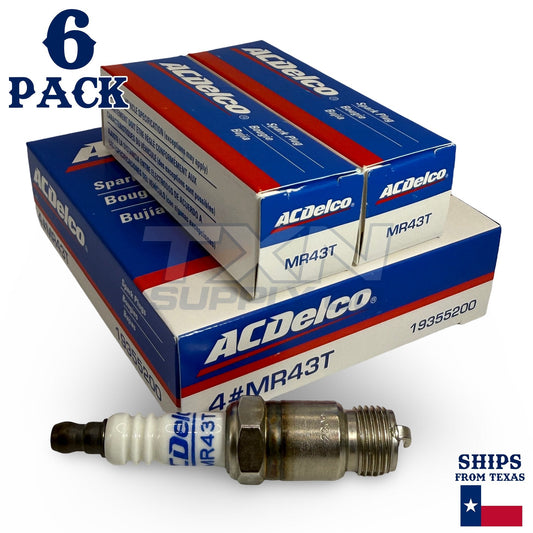 6 Pack ACDelco Marine Spark Plugs MR43T 19355200 ps