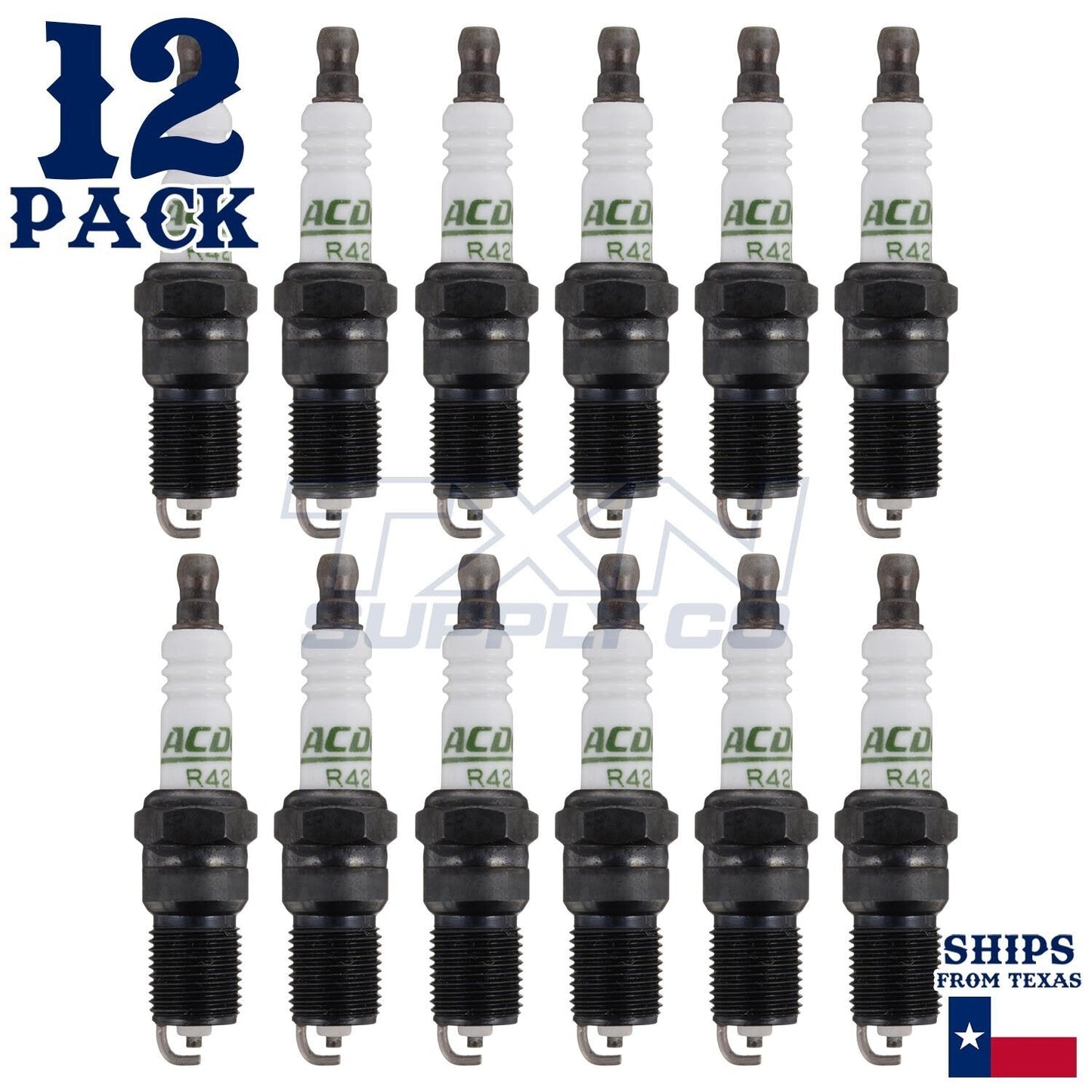 12 Pack ACDelco Standard Spark Plugs 1992-1993 for Jaguar XJRS 6.0L ps