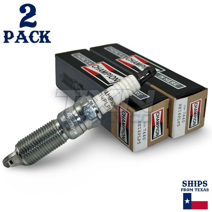 Champion 7440 Double Platinum Spark Plug RE14PLP5 - 2 Pack