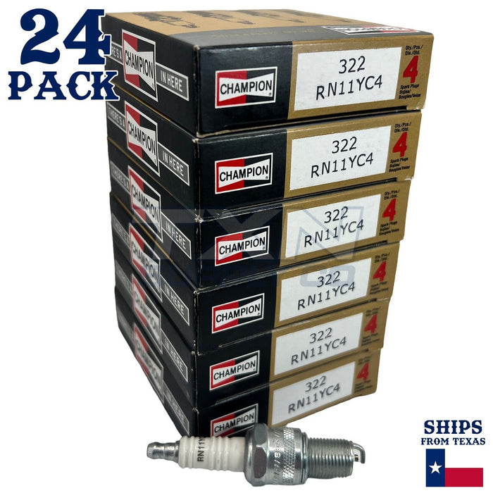 Champion 322 Copper Plus Spark Plug RN11YC4 - 24 Pack