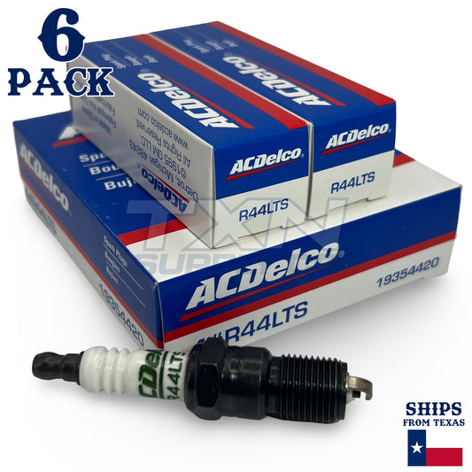 ACDelco R44LTS Copper Spark Plug - 6 Pack - 19354420 GM OEM