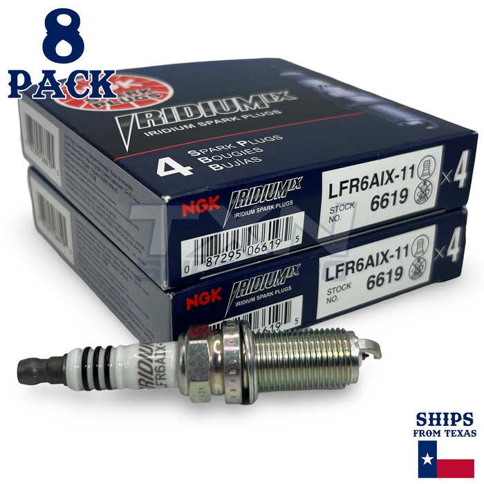 8 Pack NGK Iridium IX Spark Plugs 2008-2011 for Lexus LX570 5.7L V8 ps