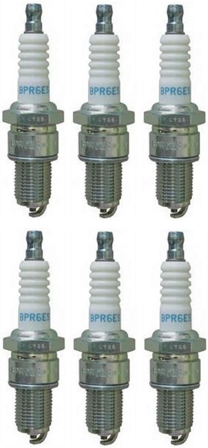 NGK (7131) BPR6ES Standard Spark Plug (6 Pack)
