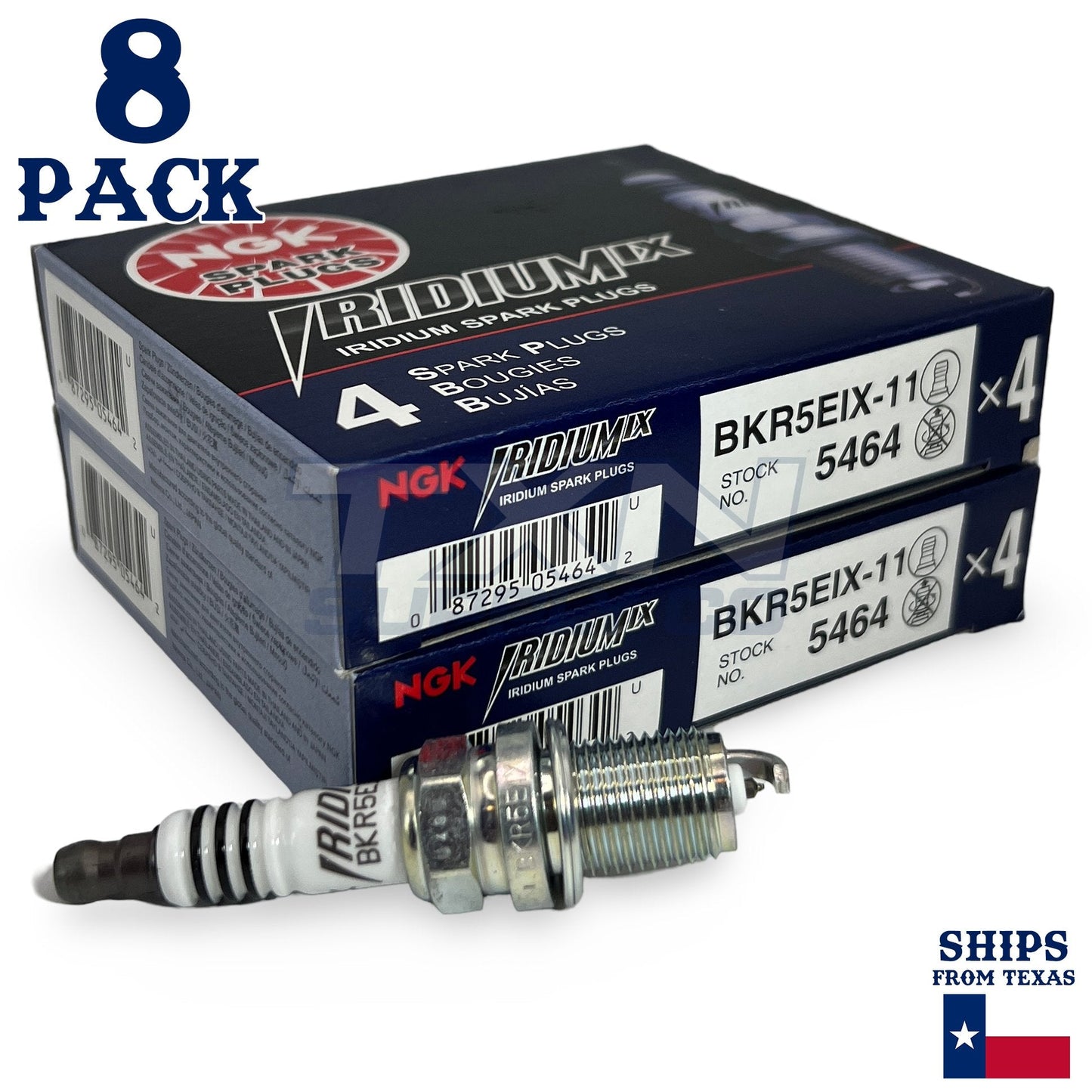 8 Pack NGK Iridium IX Spark Plugs 2005-2009 for Land Rover LR3 4.4L V8 ps