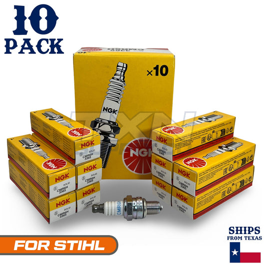 10 Pack NGK Spark Plug - For Stihl Trimmer Cutter FS 151