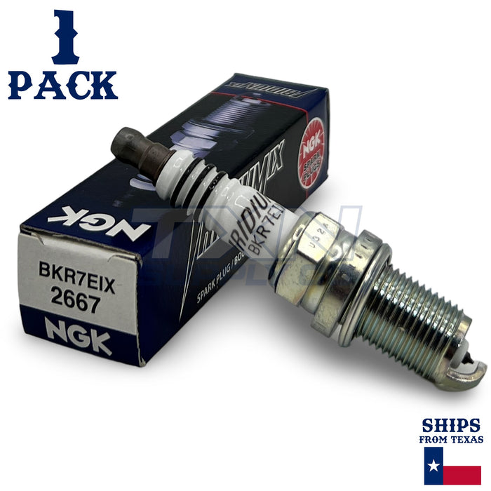 NGK 2667 Iridium IX Spark Plug BKR7EIX - 1 Pack