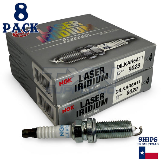 8 Pack NGK V-Power 9029 Spark Plugs DILKAR6A11