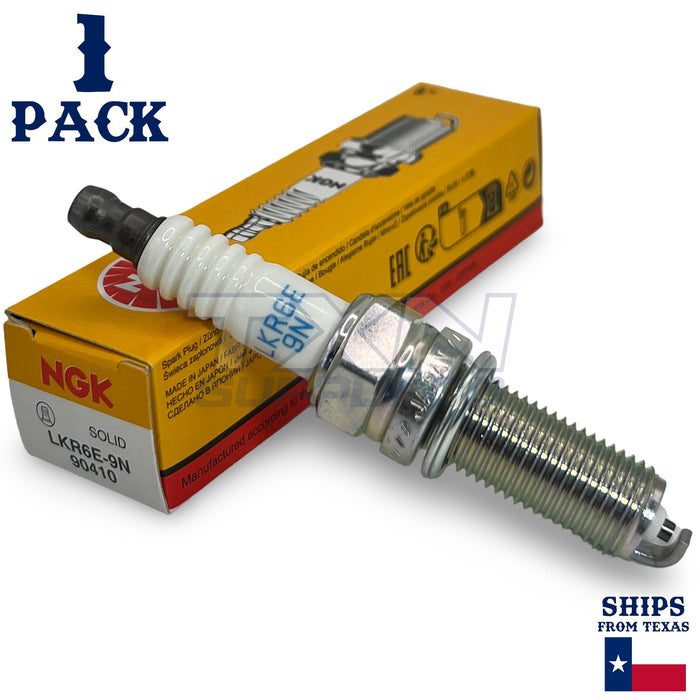 NGK 90410 Spark Plug LKR6E-9N - 1 Pack