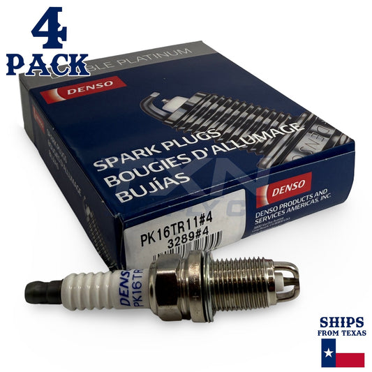 4 Pack Denso 3289 Double Platinum Spark Plugs PK16TR11 ps