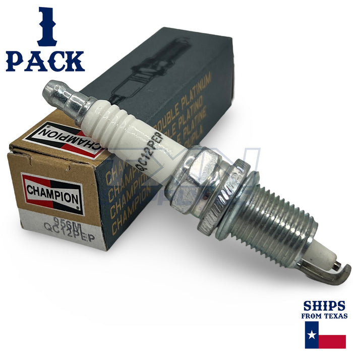 Champion 956M Copper Plus Spark Plug QC12PEP Marine - 1 Pack