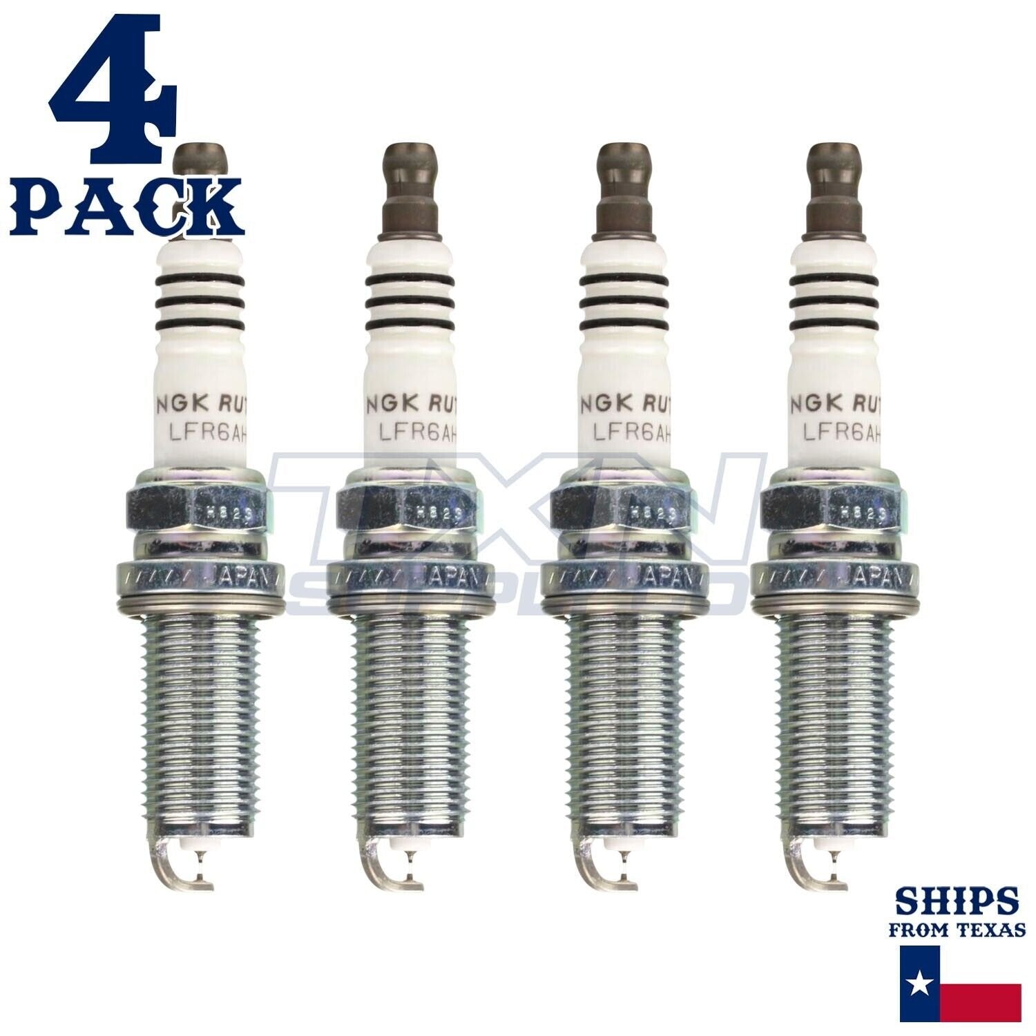 4 Pack NGK Ruthenium HX Spark Plugs 2011-2015 for Toyota Tacoma L4 2.7L ps