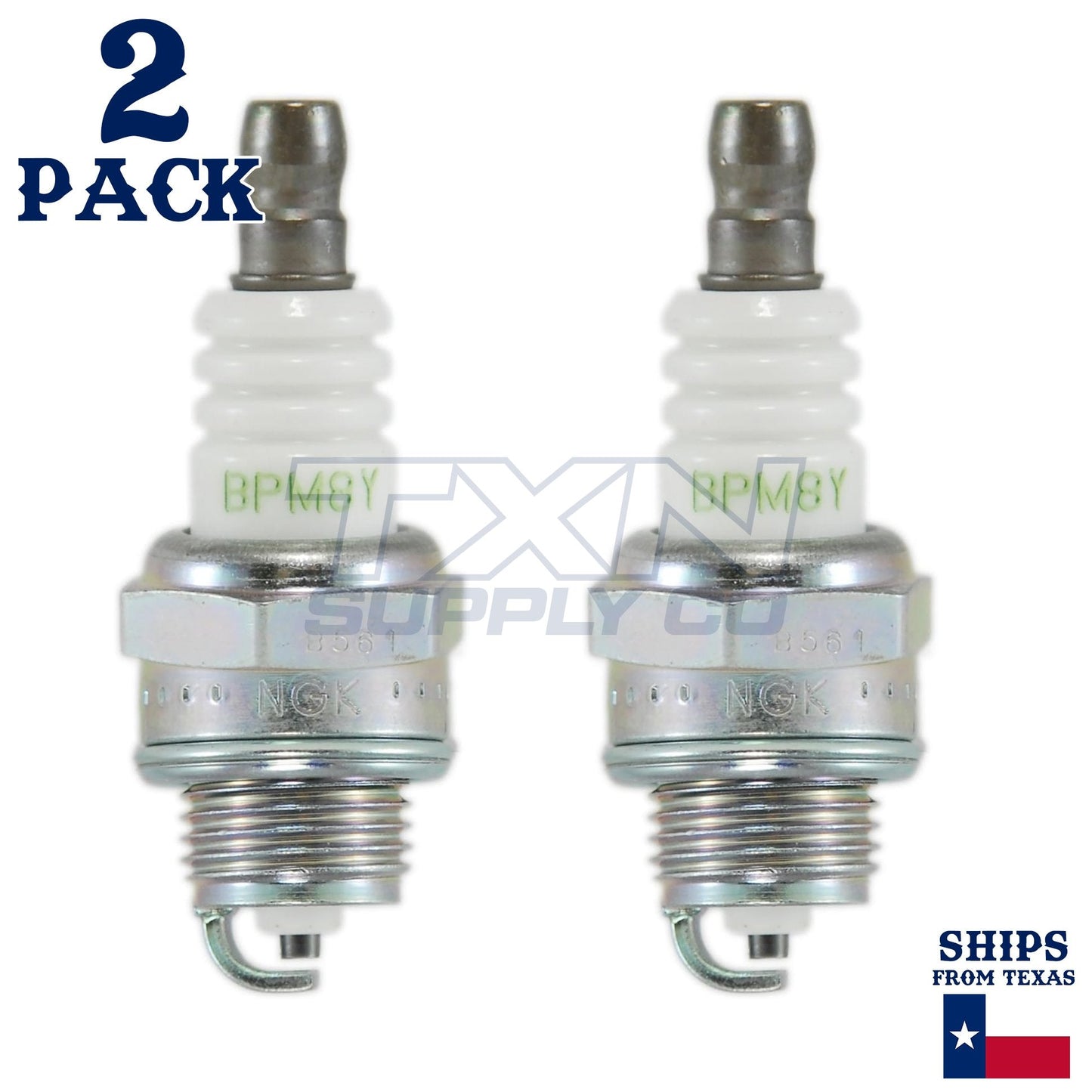 NGK (5574) BPM8Y NGK Spark Plugs - 2 Pack