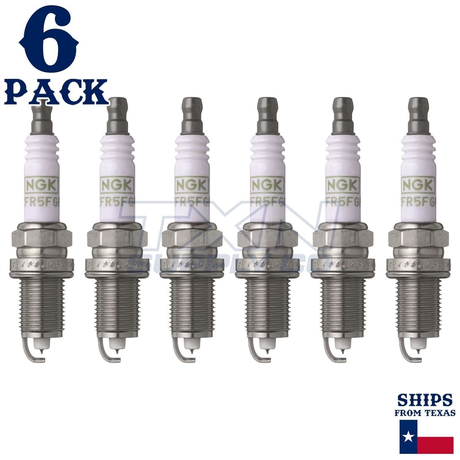 6 Pack NGK G-Power Spark Plugs 2011-2012 for Ram Dakota 3.7L V6 ps