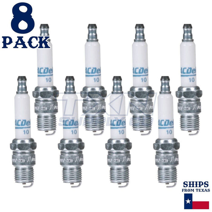 8 Pack GM ACDelco #10 RAPIDFIRE Platinum Spark Plugs 19298364