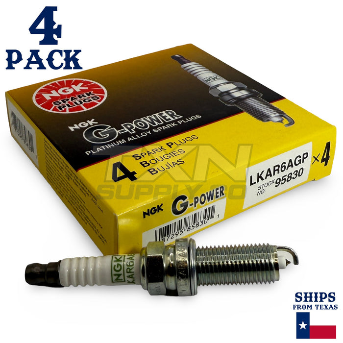4 Pack NGK G-Power Spark Plugs 2009-2019 for Nissan Versa L4 1.6L ps
