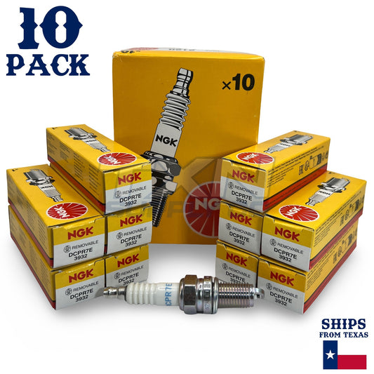 NGK 3932 Spark Plugs DCPR7E - 10 Pack